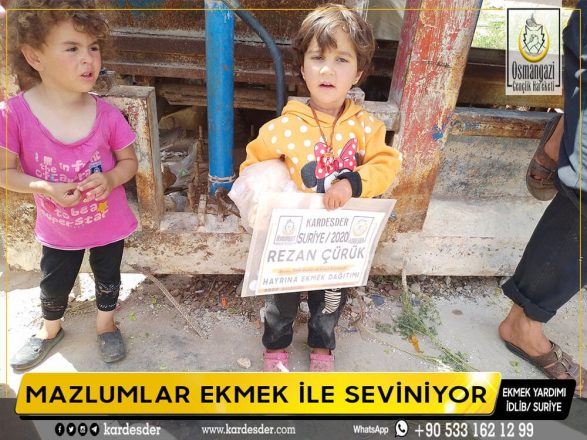 burasi suriye burada mazlumlar ekmek ile seviniyor 27