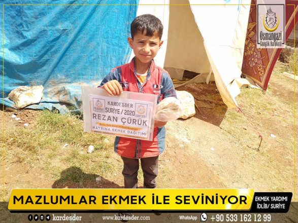 burasi suriye burada mazlumlar ekmek ile seviniyor 30