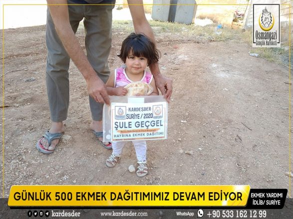 gunluk 500 ekmek dagitimimiz devam ediyor 09