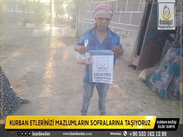 kurban etlerini yetim ve mazlumlara ikram ettik 04