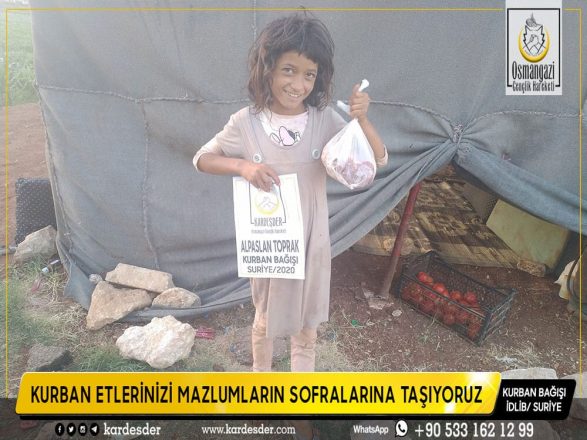 kurban etlerini yetim ve mazlumlara ikram ettik 05