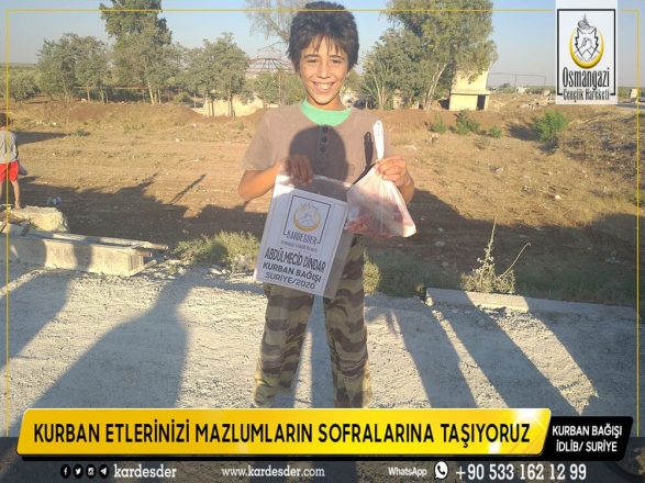 kurban etlerini yetim ve mazlumlara ikram ettik 22