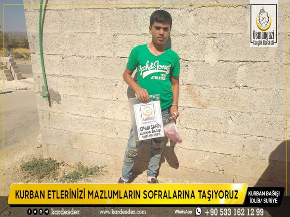 kurban etlerini yetim ve mazlumlara ikram ettik 28