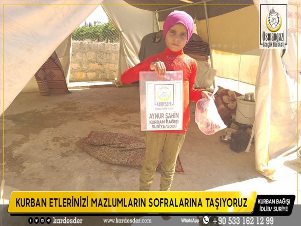 kurban etlerini yetim ve mazlumlara ikram ettik 30