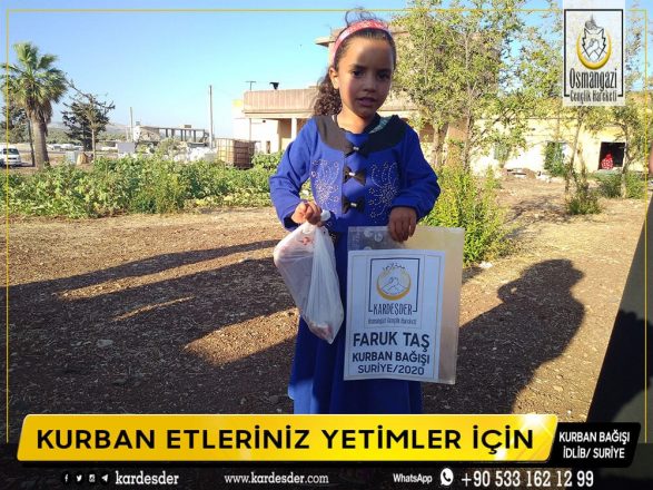 siz hayir severlerin kurban bagislarini yetimlere ulastiriyoruz 30