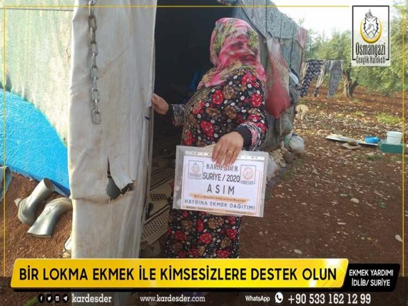 sen de mazlumlara bir ekmek ile el uzat 20