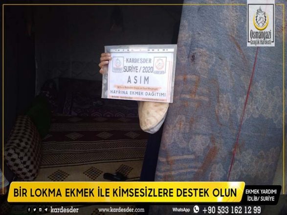 sen de mazlumlara bir ekmek ile el uzat 21