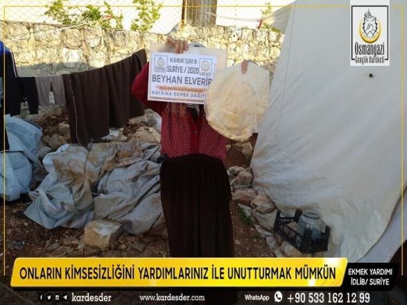 Yetim ve Mazlumlara Ev Sahipliği Yapan Suriye'de Yardımlarımız Devam Ediyor — 30