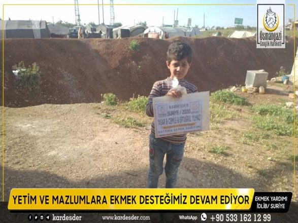 kardeslerimize ekmek yardimimiz suruyor 07