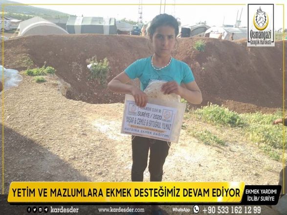 kardeslerimize ekmek yardimimiz suruyor 13