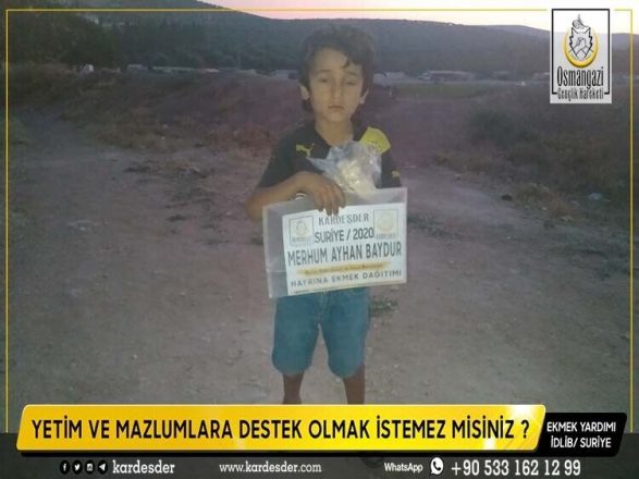 Yetimlerin Gönüllerine Ekmek ile Umut Ekmeye Devam Ediyoruz — 40