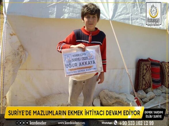 idlib de mazlumlarin ekmek ihtiyaci devam ediyor 14