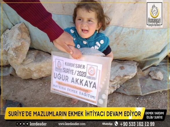 idlib de mazlumlarin ekmek ihtiyaci devam ediyor 18