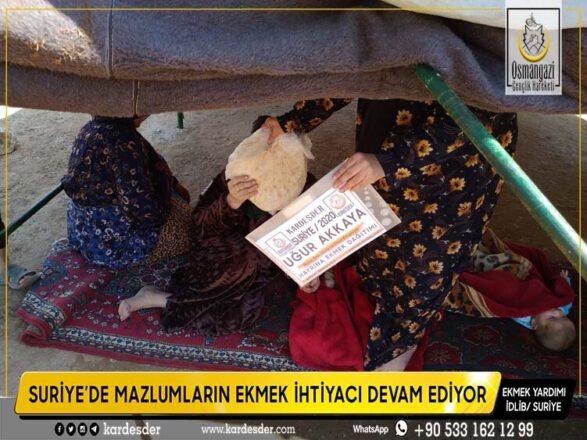 idlib de mazlumlarin ekmek ihtiyaci devam ediyor 20