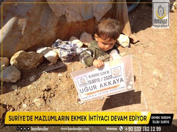 idlib de mazlumlarin ekmek ihtiyaci devam ediyor 30