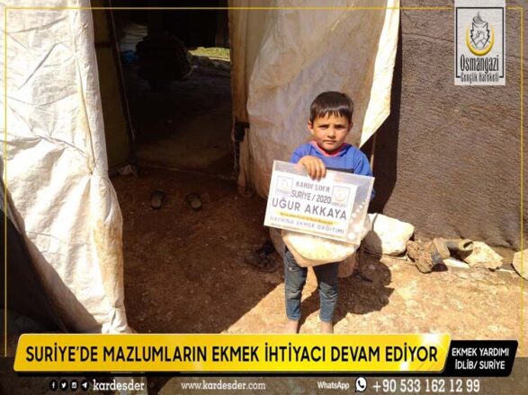 idlib de mazlumlarin ekmek ihtiyaci devam ediyor 36