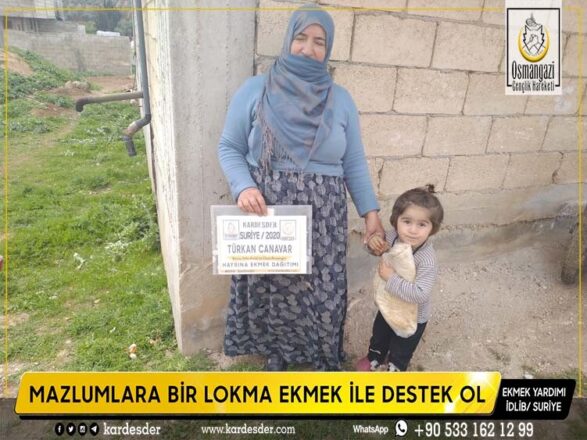 mazlumlara bir lokma ekmek ile destek ol 36