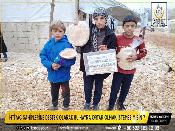 onlara destek olmaniz bir lokma ekmek ile mumkun 40