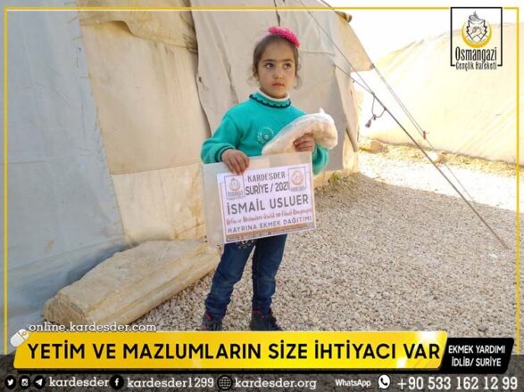 sizden bir lokma ekmek bekleyen yetimler var 06