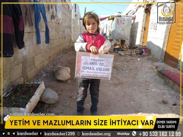 sizden bir lokma ekmek bekleyen yetimler var 32