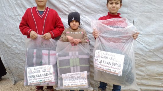 battaniye yardimlarimiz yetim ve mazlumlar usumesin diye devam ediyor 16
