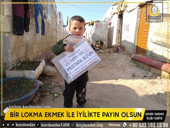 bir lokma ekmek ile mazlumlara iyilikte payin olsun 12