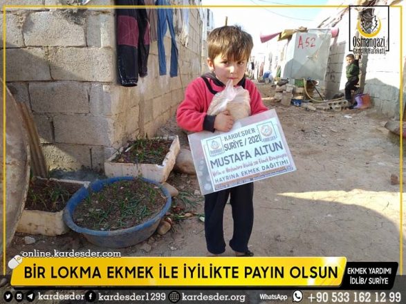 bir lokma ekmek ile mazlumlara iyilikte payin olsun 13