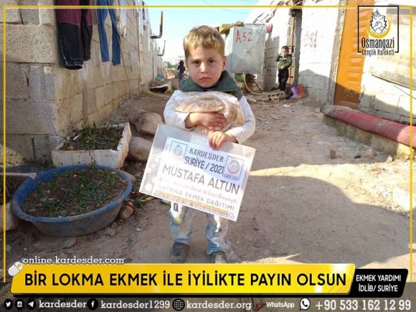 bir lokma ekmek ile mazlumlara iyilikte payin olsun 16