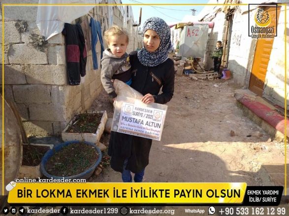 bir lokma ekmek ile mazlumlara iyilikte payin olsun 18