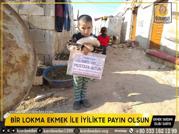 bir lokma ekmek ile mazlumlara iyilikte payin olsun 23