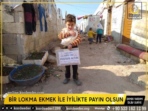 bir lokma ekmek ile mazlumlara iyilikte payin olsun 25