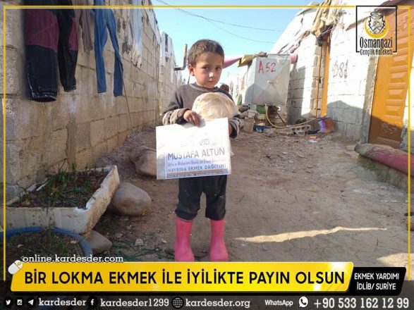 bir lokma ekmek ile mazlumlara iyilikte payin olsun 26