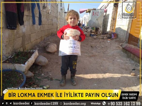 bir lokma ekmek ile mazlumlara iyilikte payin olsun 27