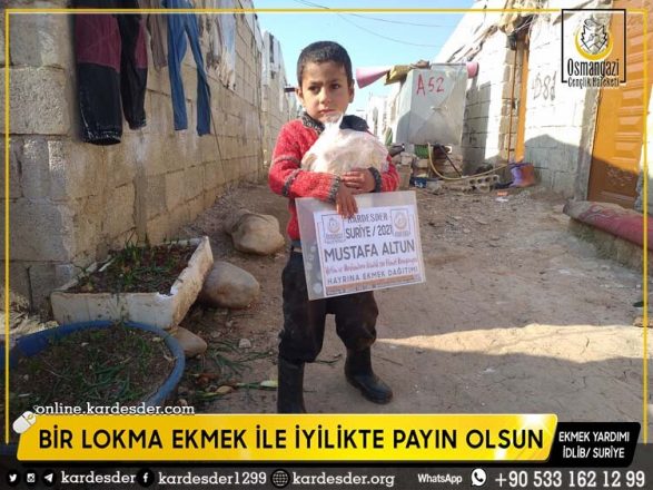 bir lokma ekmek ile mazlumlara iyilikte payin olsun 30