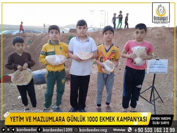 yetim ve mazlumlara gunluk 1000 ekmek kampanyasi 12