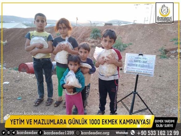 Yetim ve Mazlumlara Günlük 1000 Ekmek Kampanyası — 10