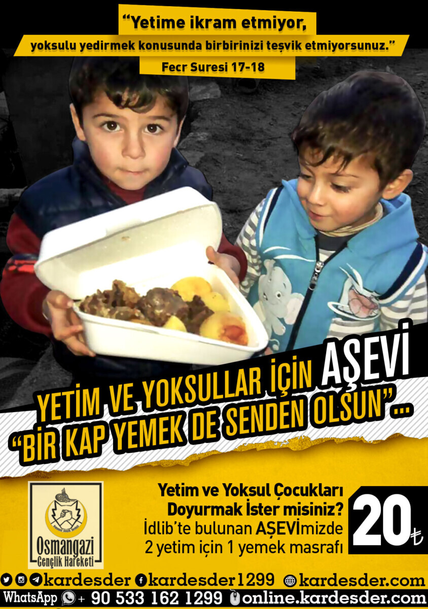 yetimlere bir kap yemek ile ikramda bulunmak ister misiniz 09