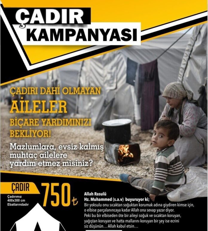 Mazlumların Çadır İhtiyacı Devam Ediyor — 1