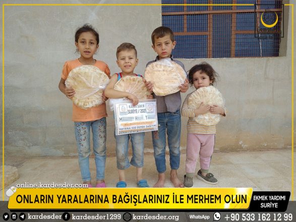yetim ve mazlumlar ekmeksiz kalmasin diye 08