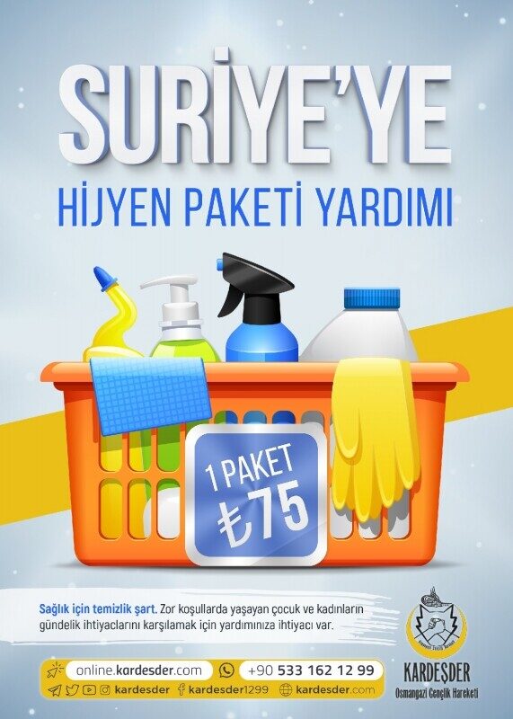 Suriye'ye Hijyen Paketi Yardımı — 1