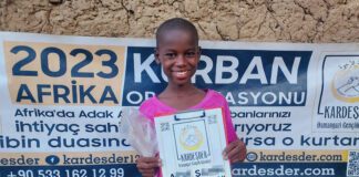 Kurban Etleri Afrikali Yetim Kardeslerimizin Tebessumunde