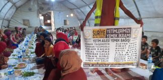 Cadir Kentlerde Kalan Yetimlerimize Yemek Ikrami