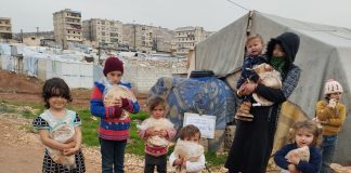 Cadir Kentlerde Yetimlerimize Ekmek Dagitimlarimiz Devam Ediyor