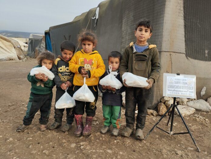 Suriyeli Yetimlerimize Yemek Ikrami