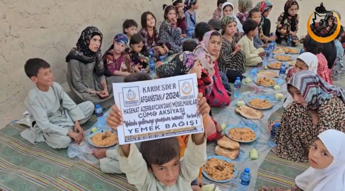 Azerbaycan’dan Afganistan’a Kardeşlik Sofrası Azerbaycan'dan Afganistan'a Kardeşlik Sofrası — 3